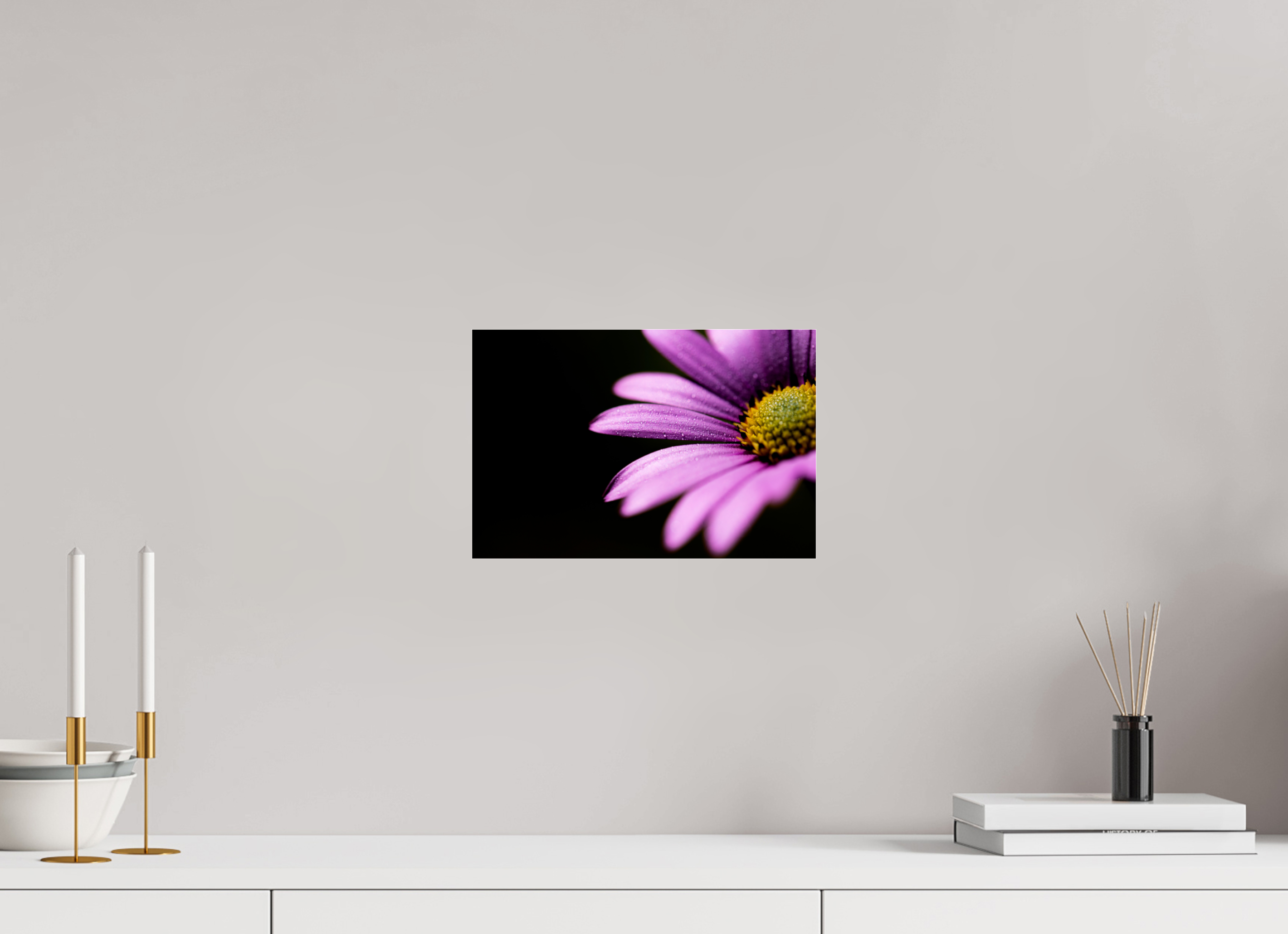 30 x 20 cm, Photo Print Under Acrylic Glass Pink Petals