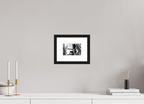 15 x 10 cm, Hamburg 40 mm Black Frame with Black and White Paper Boston