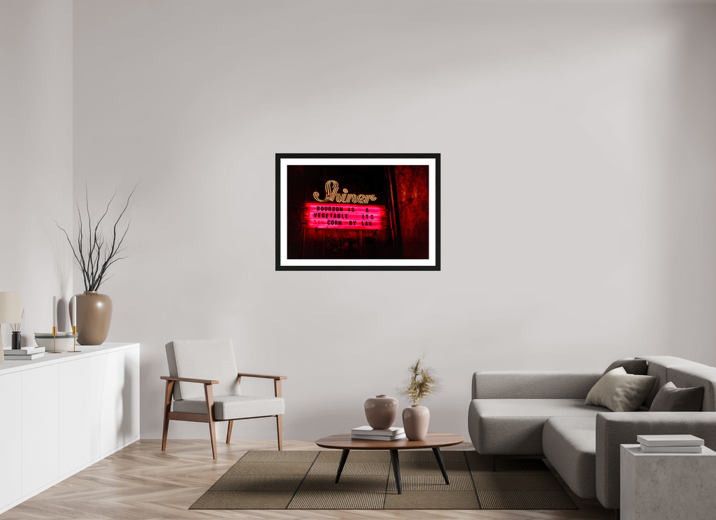 105 x 70 cm, Hamburg 40 mm frame Shiners Bar Austin
