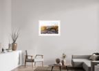 75 x 50 cm, White Frame Cross