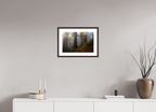 45 x 30 cm, Brown Frame Misty Redwood