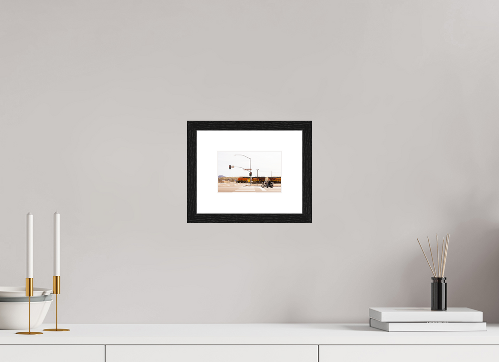 15 x 10 cm, Black Frames Route 66