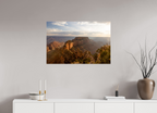 90 x 60 cm, Photo Print Under Acrylic Glass Golden Hour over the North Rim of the Grand Canyon
