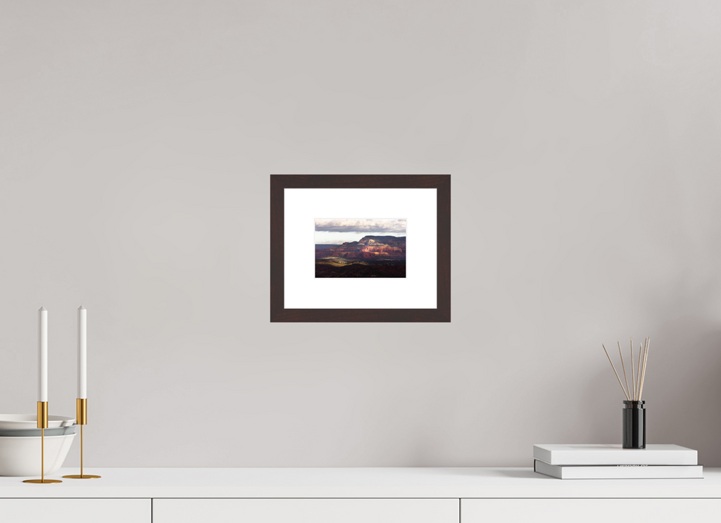 15 x 10 cm, Brown Frame Painting Sedona