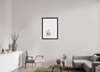 50 x 74.3 cm, Hamburg 40 mm frame Swan at Dawn