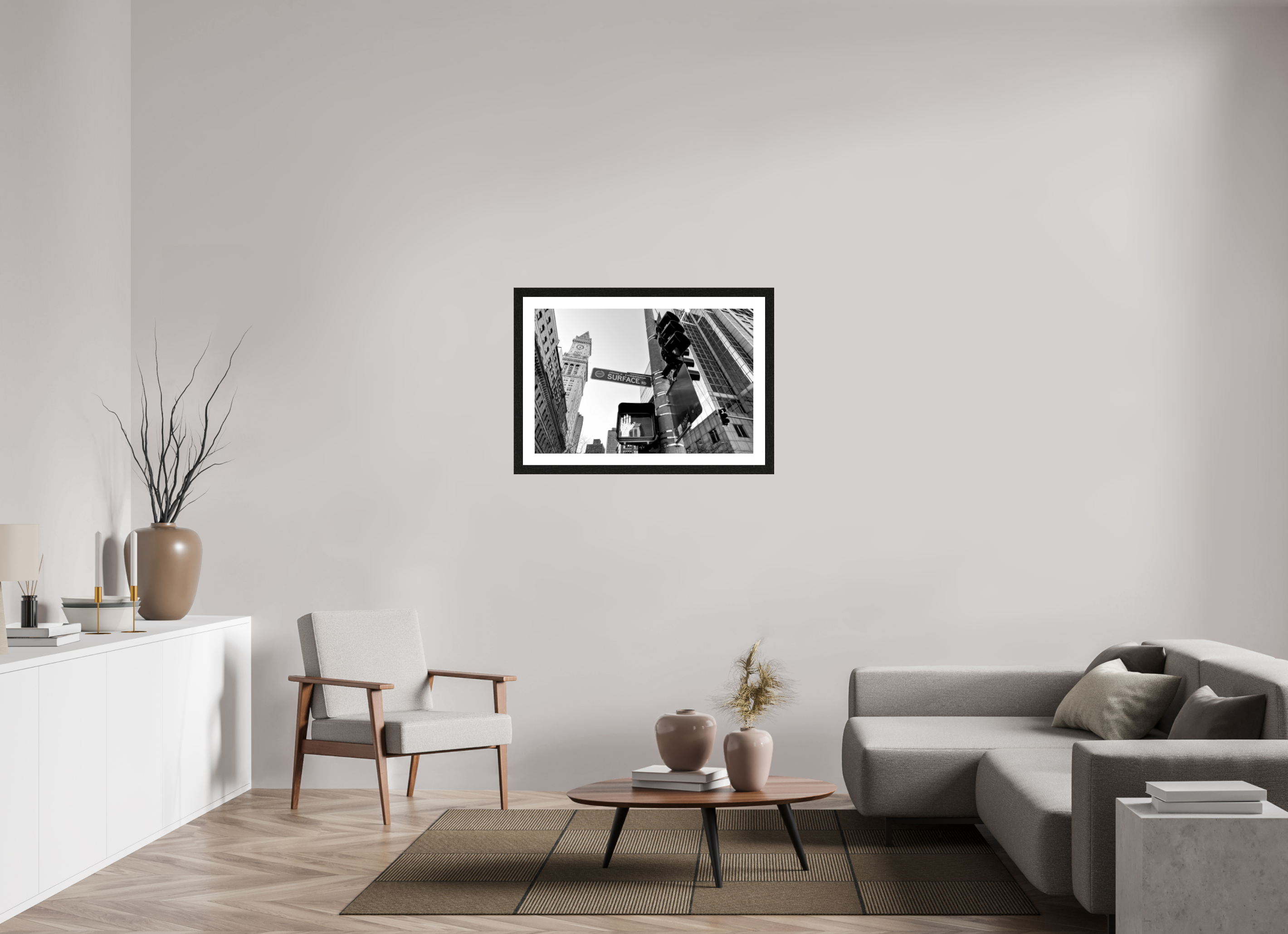 90 x 60 cm, Hamburg 40 mm frame Boston