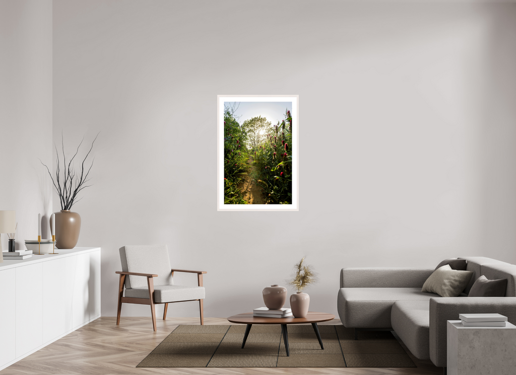 70 x 105 cm, White Maple 20 mm Wild Flowers