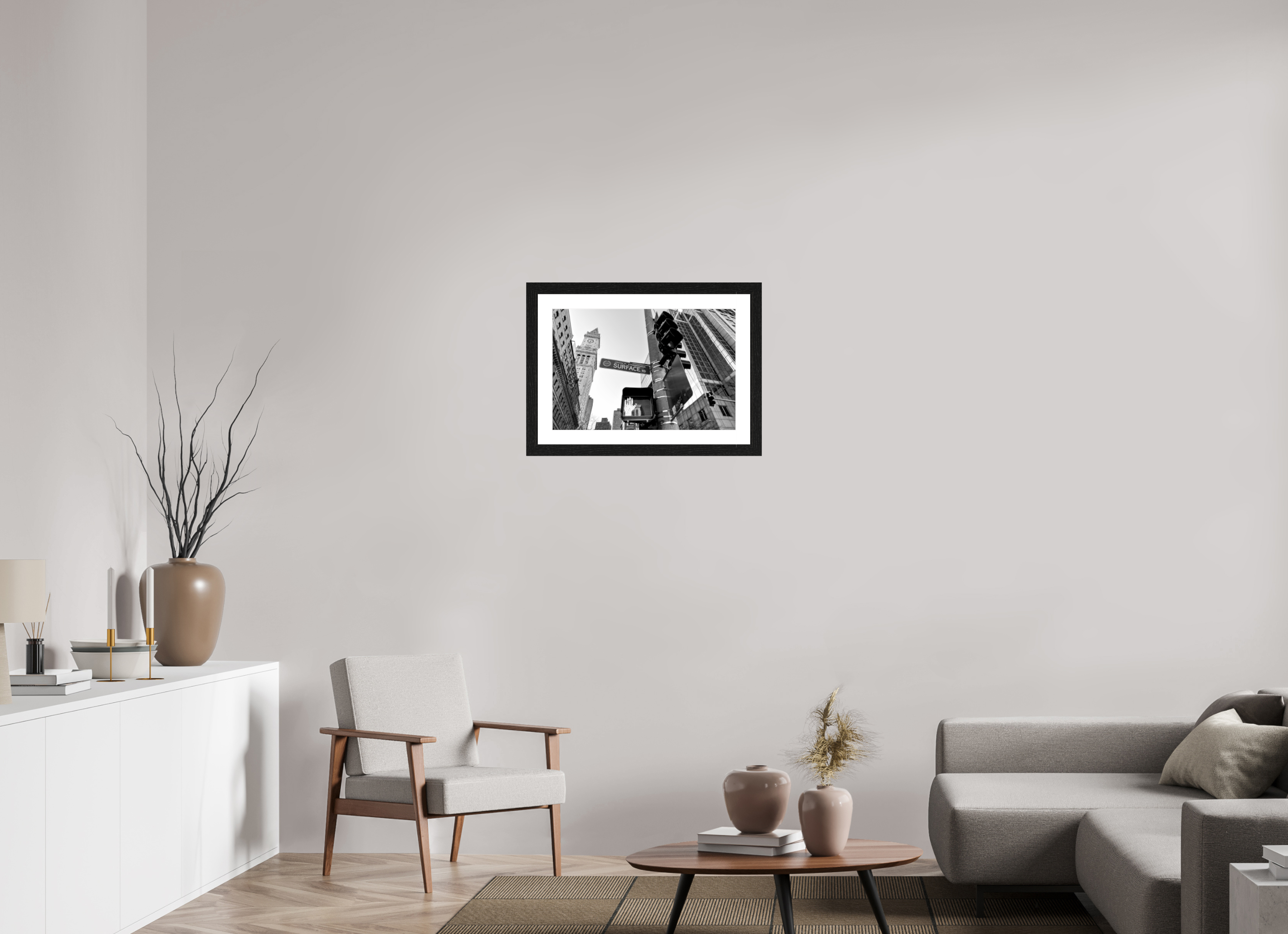 60 x 40 cm, Hamburg 40 mm frame Boston