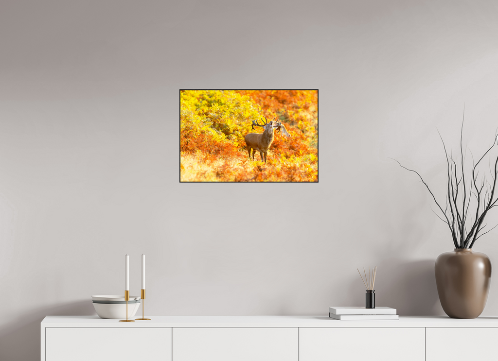 60 x 40 cm, Solid Wood Artbox deer