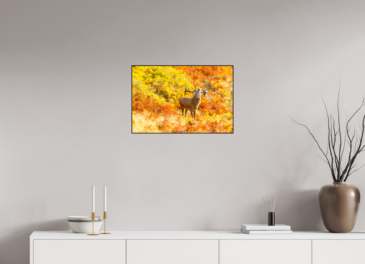 60 x 40 cm, Solid Wood Artbox deer