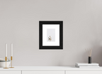 10 x 14.9 cm, Hamburg 40 mm frame Swan at Dawn