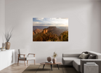 180 x 120 cm, Photo Print Under Acrylic Glass Golden Hour over the North Rim of the Grand Canyon