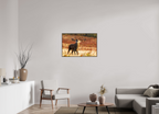 90 x 60 cm, Brown Floater Frame deer