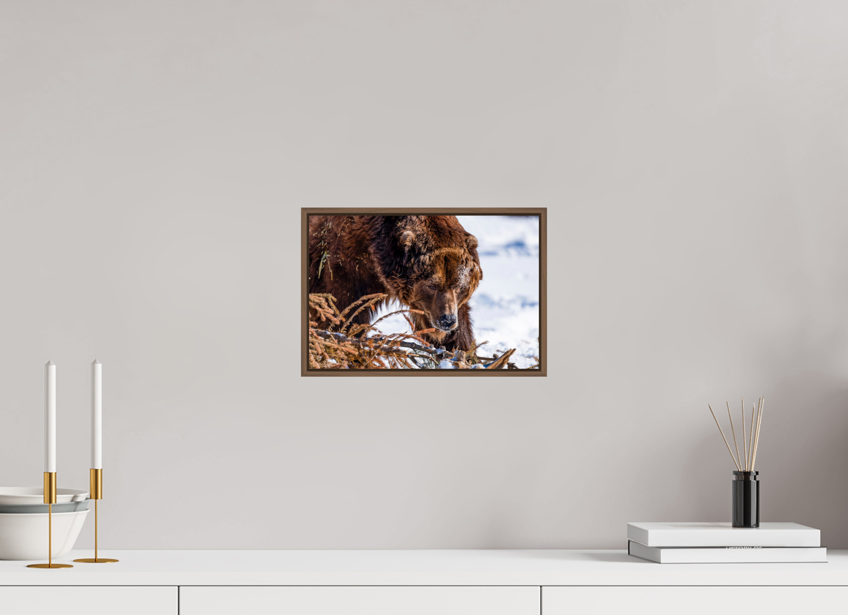 30 x 20 cm, Brown floater Alaskan Bear