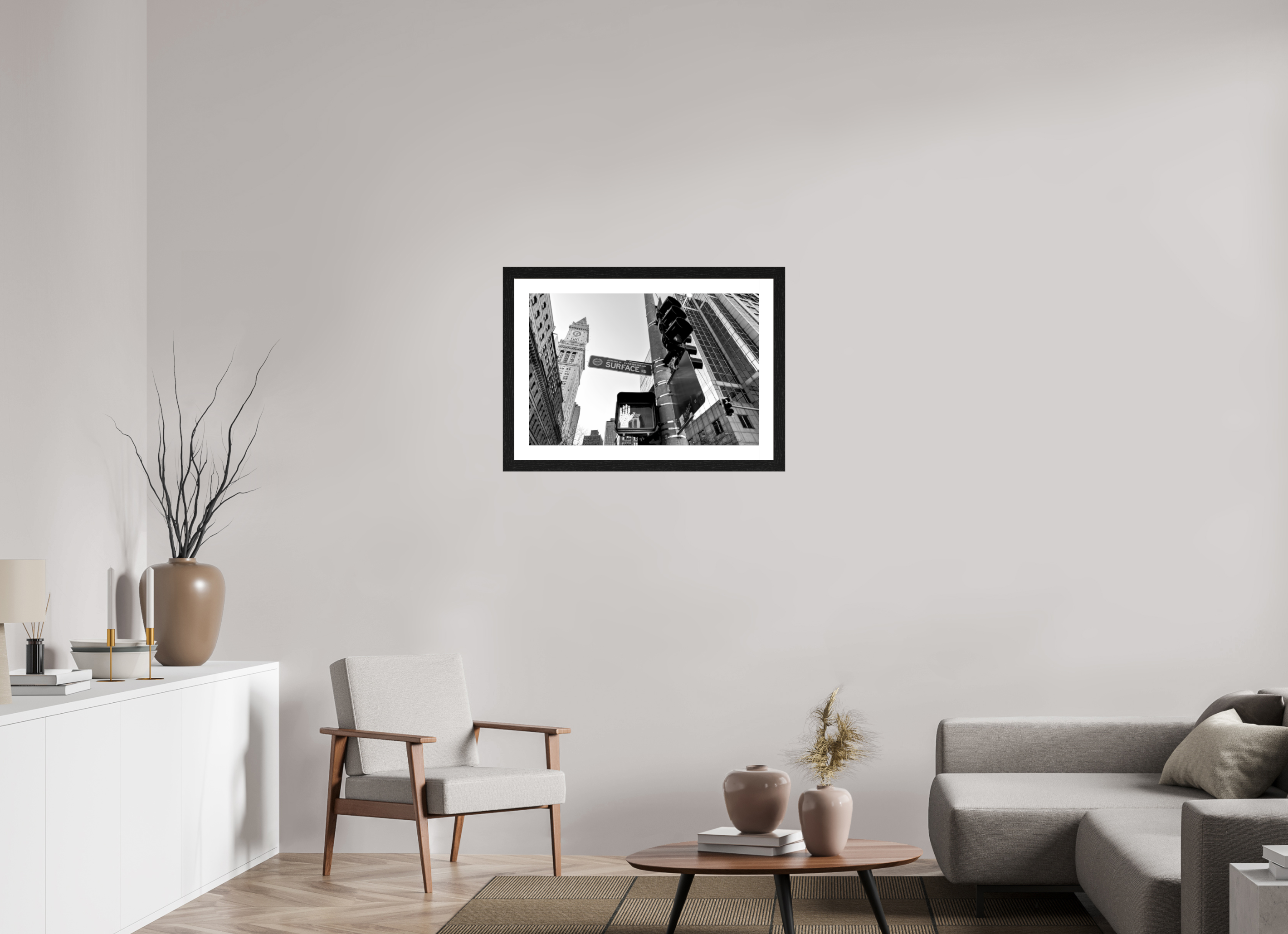 75 x 50 cm, Hamburg 40 mm frame Boston