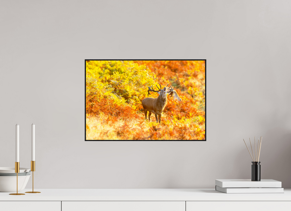 45 x 30 cm, Solid Wood Artbox deer