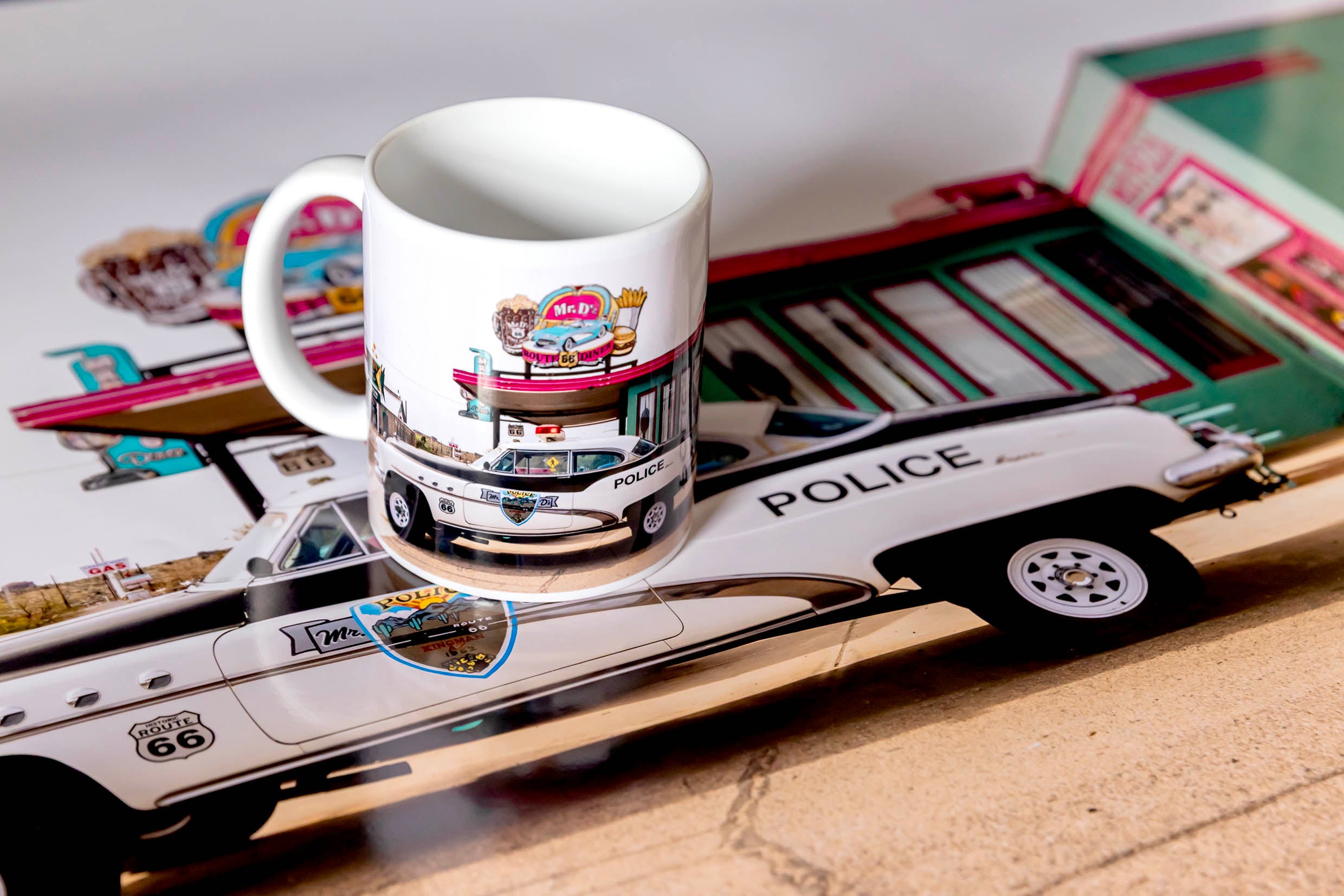 Retro Styles on Route 66 Mug
