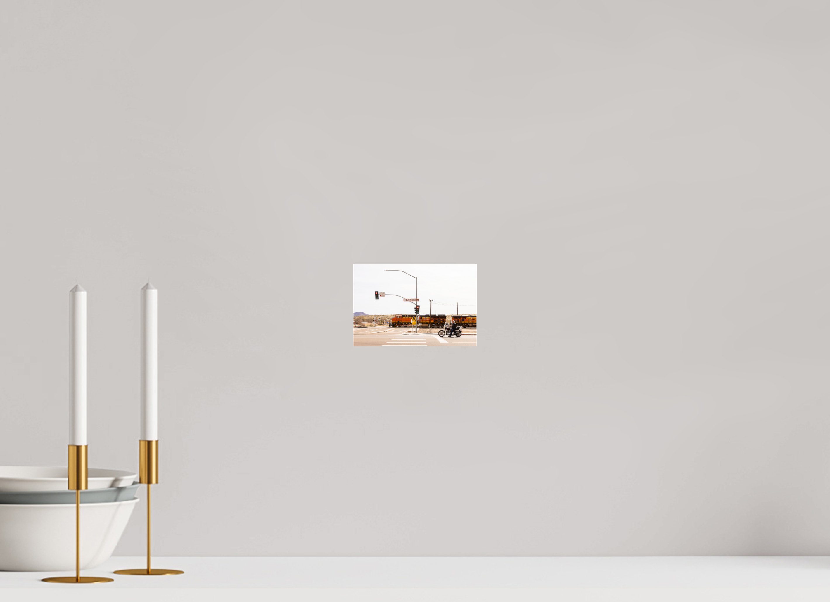 15 x 10 cm, Photo Print Under Acrylic Glass Route 66