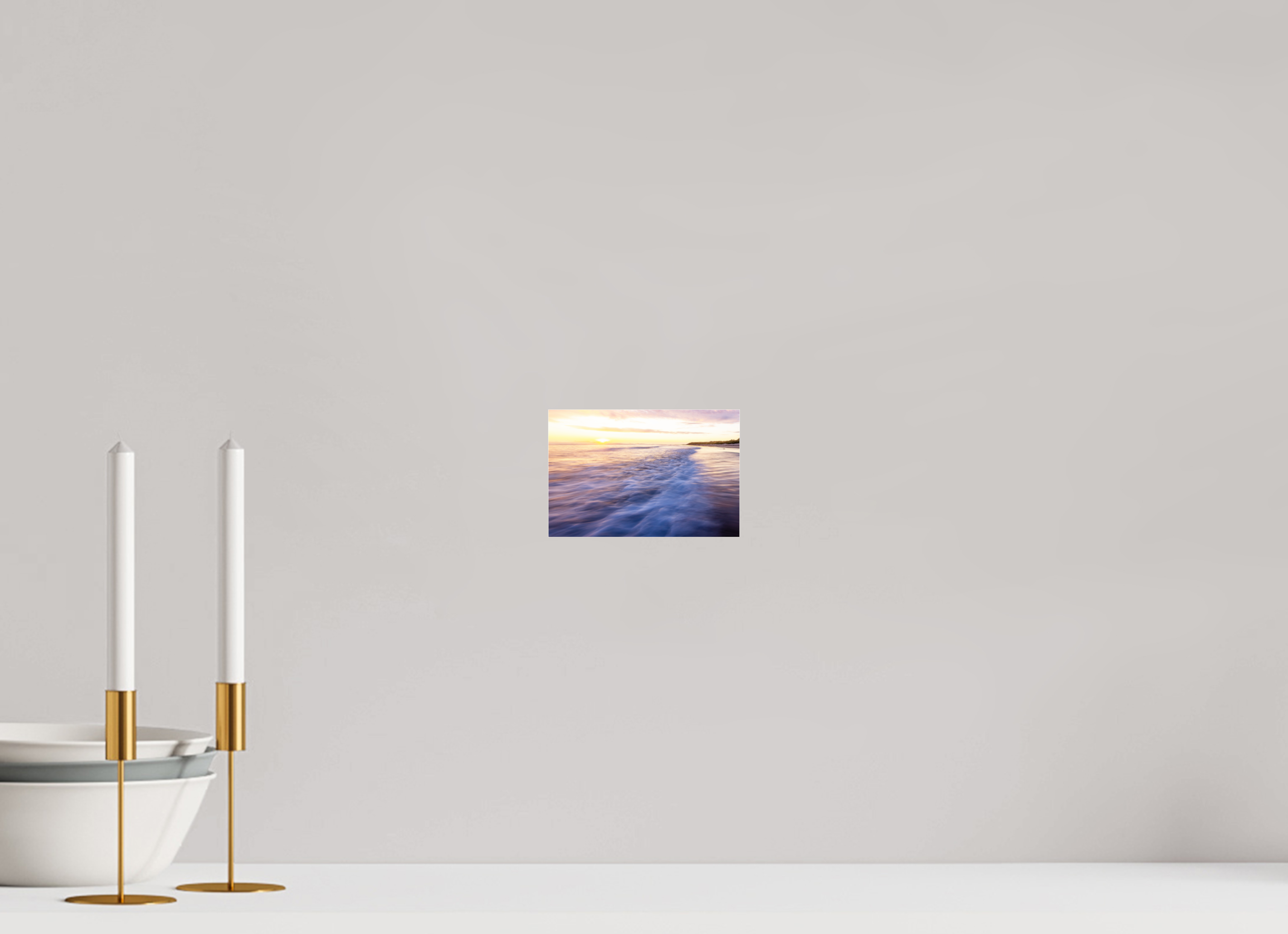 15 x 10 cm, Photo Print Under Acrylic Glass Waves