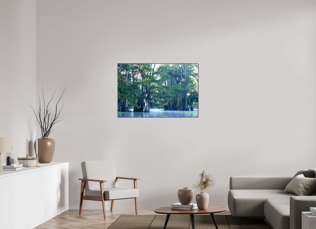 105 x 70 cm, Solid Wood Artbox The Mystery of Caddo Lake Fine Art