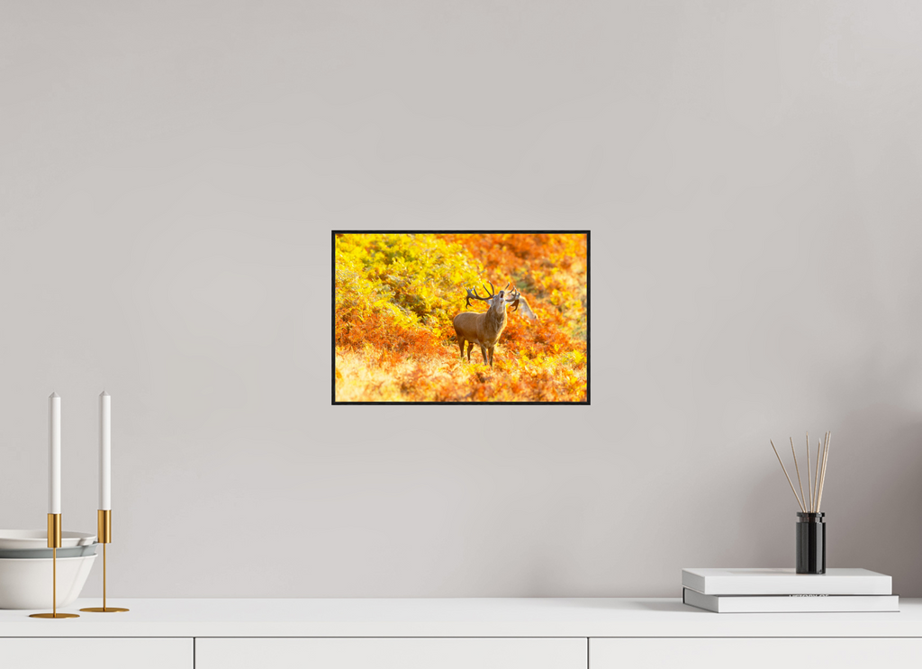 30 x 20 cm, Solid Wood Artbox deer