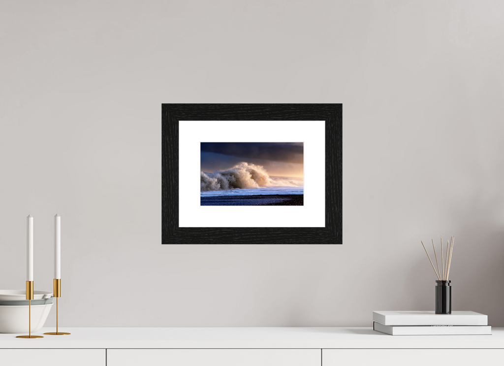 23.8 x 15 cm, Hamburg 40 mm frame Morning waves