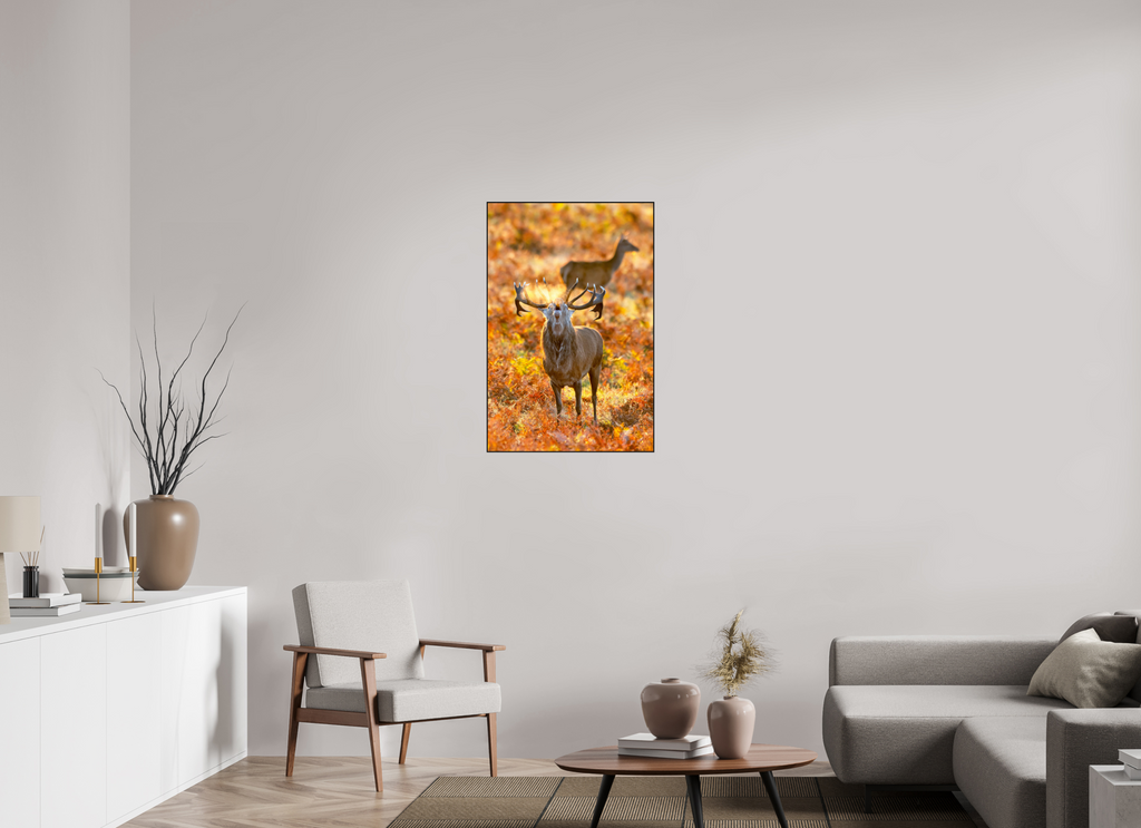 60 x 90 cm, Solid Wood Artbox deer rut