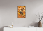 40 x 60 cm, Solid Wood Artbox deer rut