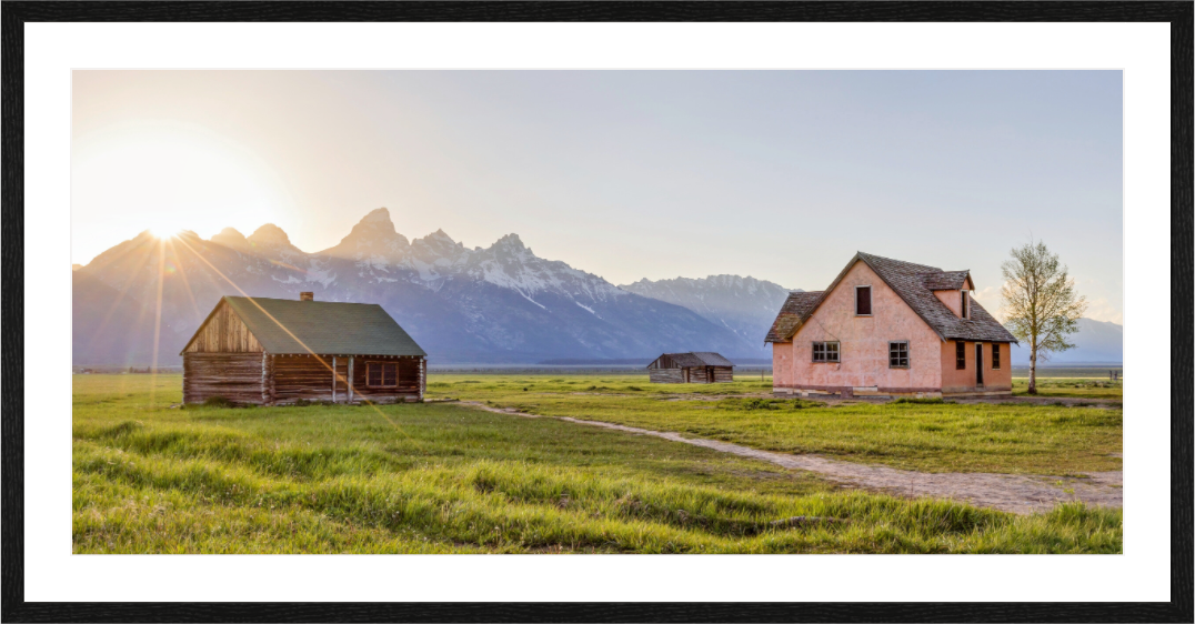 Main image Sunset over the Tetons