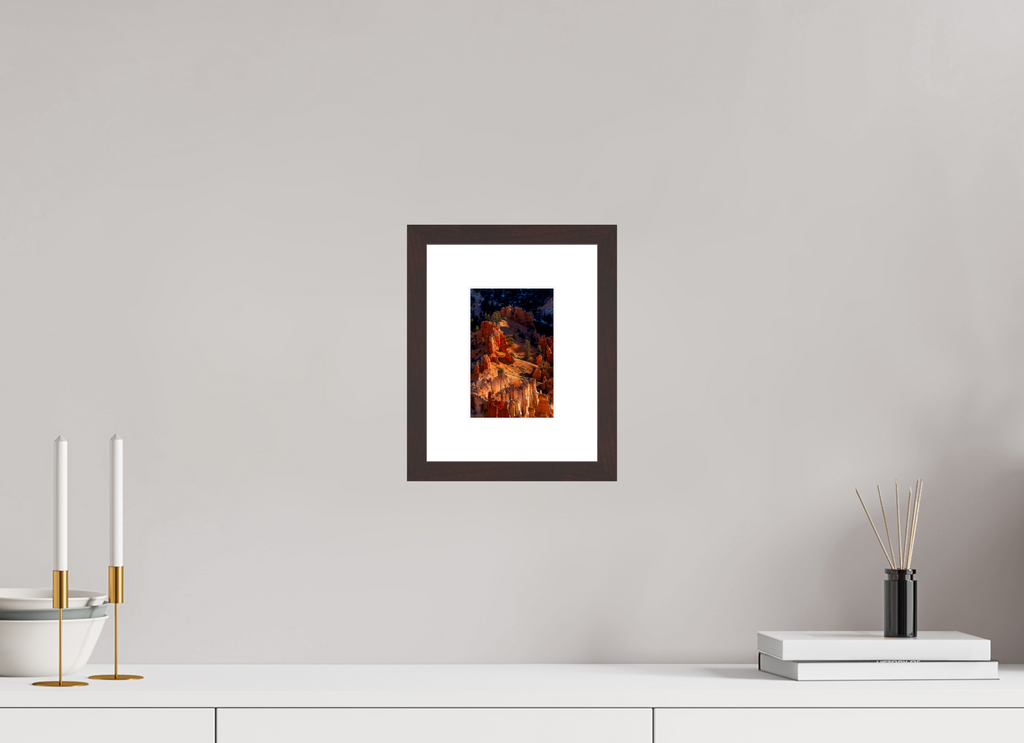 10 x 15 cm, Brown Frame The Hoodoos Of Bryce Canyon