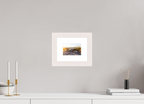 15 x 10 cm, White Frame Cross