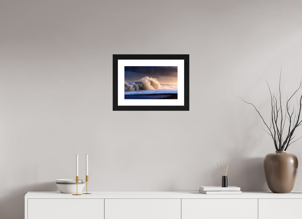 39.6 x 25 cm, Hamburg 40 mm frame Morning waves