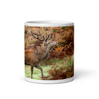 Red Stag wondering through the Autumnal colours in Leicestershire Mug  - Perfect Captures Photography
