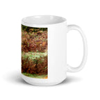Red Stag wondering through the Autumnal colours in Leicestershire  Mug - Perfect Captures Photography